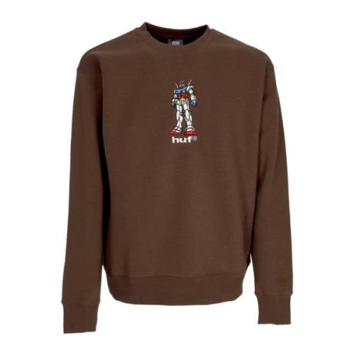 Gundam Chocolade Crewneck Sweatshirt HUF , Brown , Heren