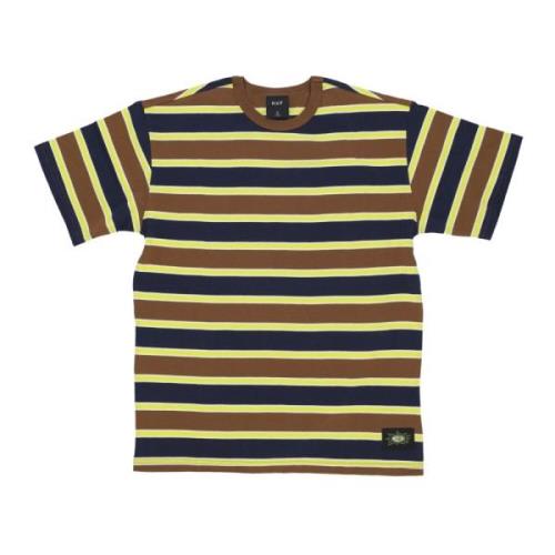 Gestreept Gebreid T-shirt HUF , Multicolor , Heren