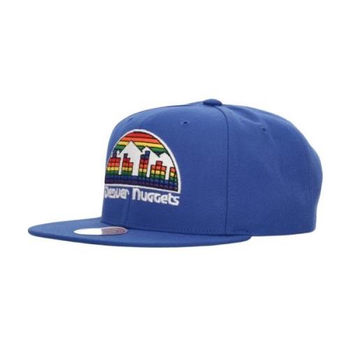 NBA Conferentie Patch Plat Brim Pet Mitchell & Ness , Blue , Heren