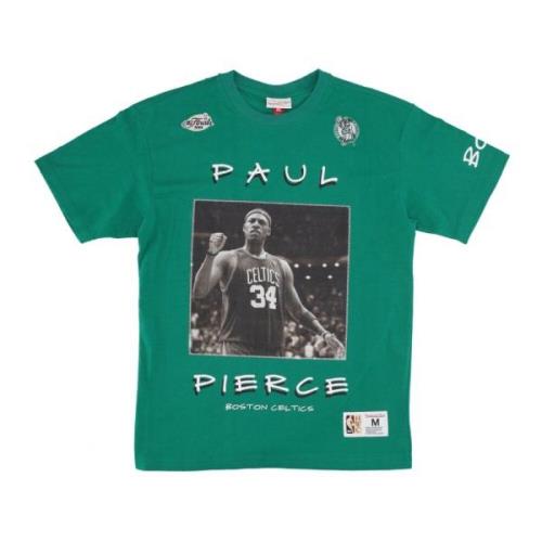 Boston Celtics Vintage Tee Paul Pierce Mitchell & Ness , Green , Heren