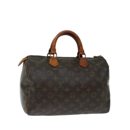 Pre-owned Canvas louis-vuitton-bags Louis Vuitton Vintage , Brown , Da...