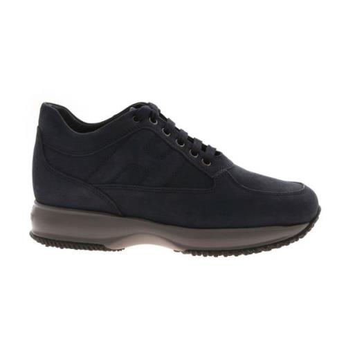 Blauwe Interactive Sneakers Aw23 Hogan , Blue , Heren