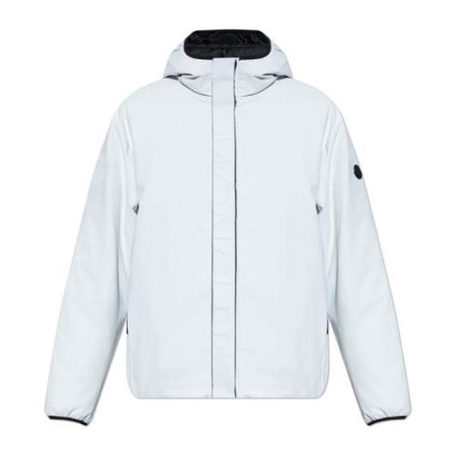 Jas Polset Moncler , Gray , Heren