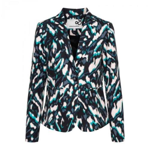 Getailleerde Blazer Mineral &Co Woman , Multicolor , Dames