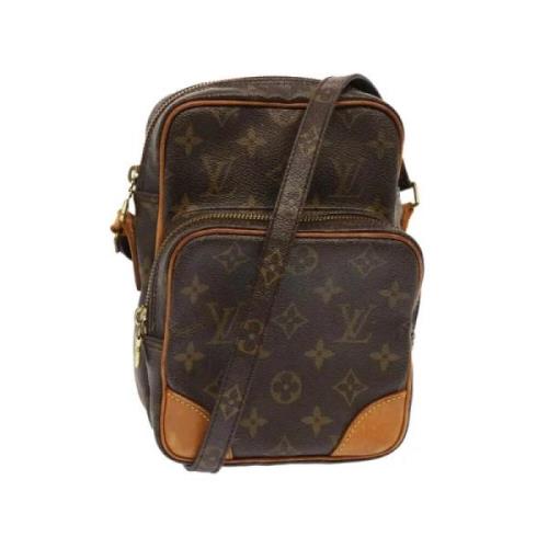 Pre-owned Canvas louis-vuitton-bags Louis Vuitton Vintage , Brown , Da...