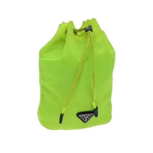 Pre-owned Nylon prada-bags Prada Vintage , Yellow , Dames