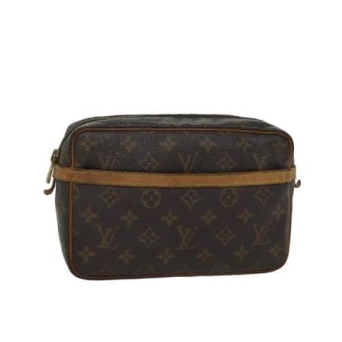 Pre-owned Canvas louis-vuitton-bags Louis Vuitton Vintage , Brown , Da...