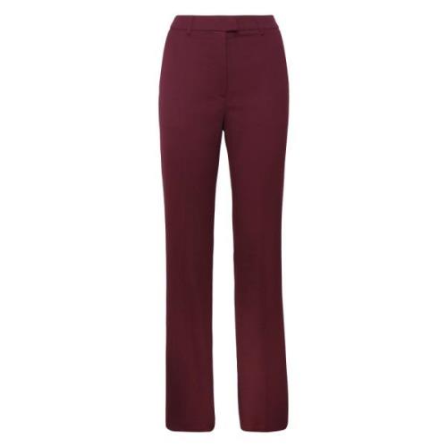 Hoge taille wolmix broek Cabernet Andamane , Brown , Dames