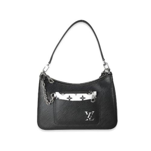 Pre-owned Leather louis-vuitton-bags Louis Vuitton Vintage , Black , D...