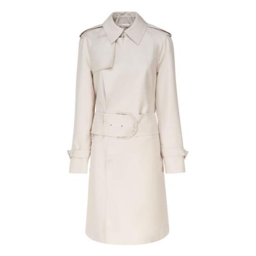 Witte Dubbel-Borstjas IJs Katoen Burberry , White , Dames