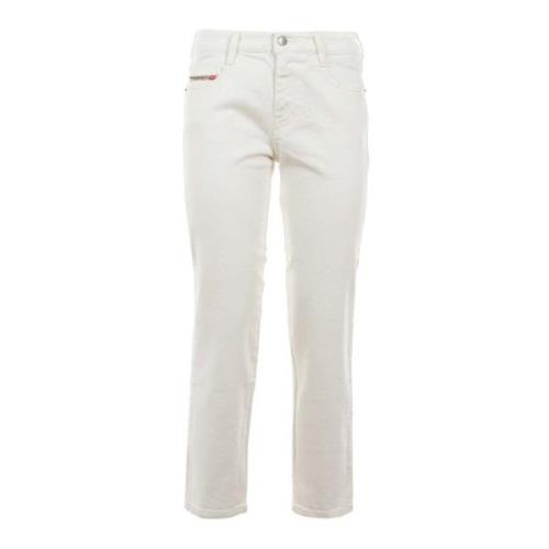 Witte Denim Jeans voor Vrouwen Diesel , White , Dames