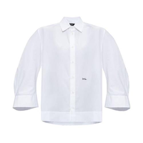 Trendy Men's Shirt Dsquared2 , White , Dames