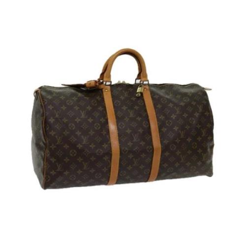 Pre-owned Canvas louis-vuitton-bags Louis Vuitton Vintage , Brown , Da...