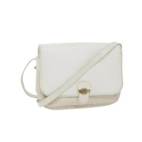 Pre-owned Leather dior-bags Dior Vintage , White , Dames