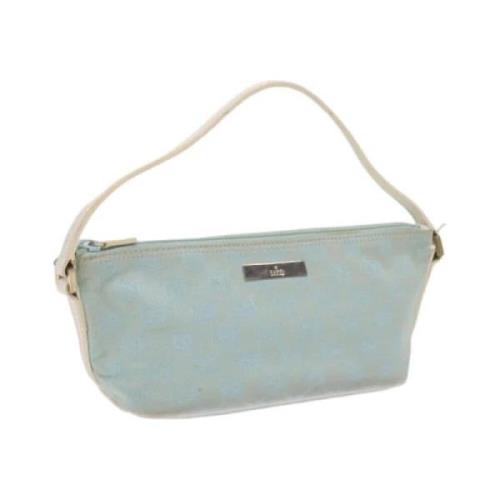 Pre-owned Canvas gucci-bags Gucci Vintage , Blue , Dames