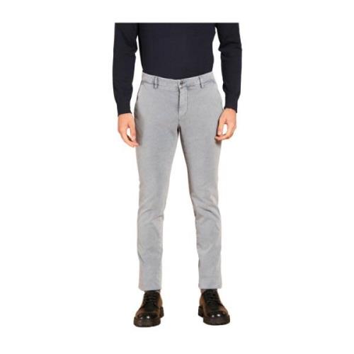 Gemarmerde Stretch Chino Broek Mason's , Gray , Heren