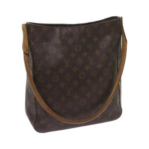 Pre-owned Canvas louis-vuitton-bags Louis Vuitton Vintage , Brown , Da...