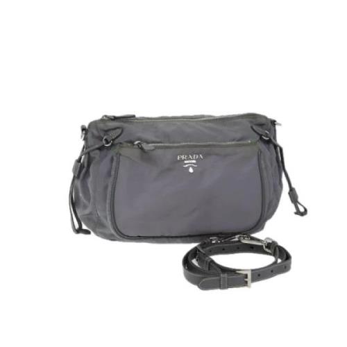 Pre-owned Nylon prada-bags Prada Vintage , Gray , Dames