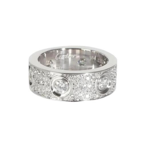 Pre-owned White Gold rings Cartier Vintage , White , Dames