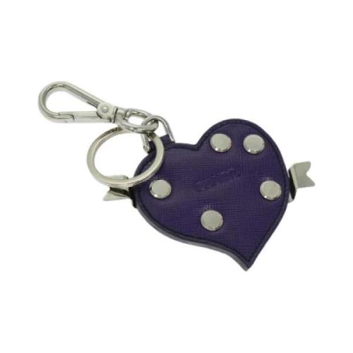 Pre-owned Metal key-holders Prada Vintage , Purple , Dames