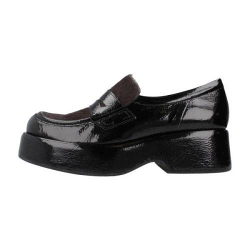 Stijlvolle Fliper Loafers voor Vrouwen Pons Quintana , Black , Dames