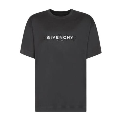 Rosewood Tarot Print Katoenen T-Shirt Givenchy , Black , Heren