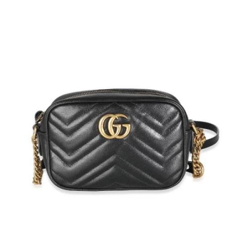 Pre-owned Leather gucci-bags Gucci Vintage , Black , Dames