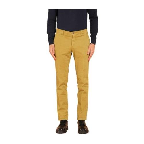 Extra Slim Fit Chino Broek Milano Style Mason's , Green , Heren