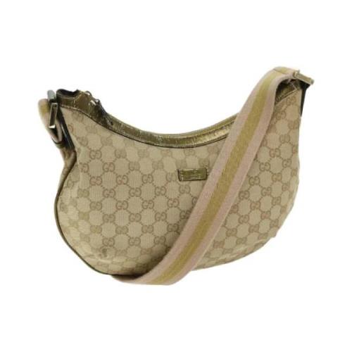 Pre-owned Canvas gucci-bags Gucci Vintage , Yellow , Dames