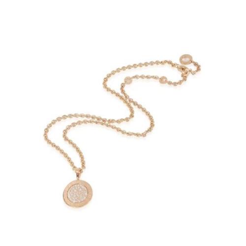 Pre-owned Rose Gold necklaces Bvlgari Vintage , Pink , Dames