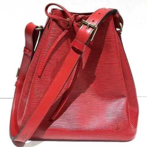 Pre-owned Leather shoulder-bags Louis Vuitton Vintage , Red , Dames