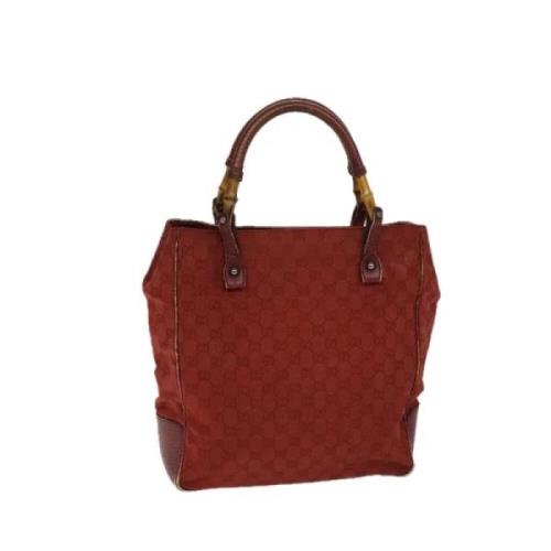 Pre-owned Canvas gucci-bags Gucci Vintage , Red , Dames