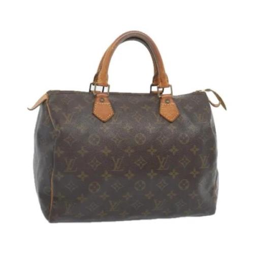 Pre-owned Canvas handbags Louis Vuitton Vintage , Brown , Dames