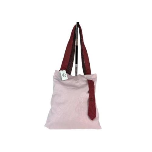 Pre-owned Cotton handbags Hermès Vintage , Pink , Dames