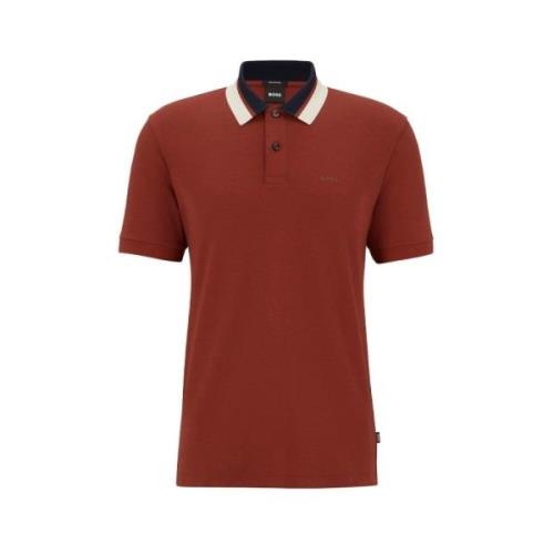 Heren Polo Shirt Parlay Stijl Hugo Boss , Brown , Heren