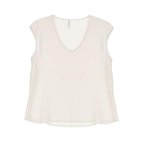 Mouwloze Top Imperial , White , Dames