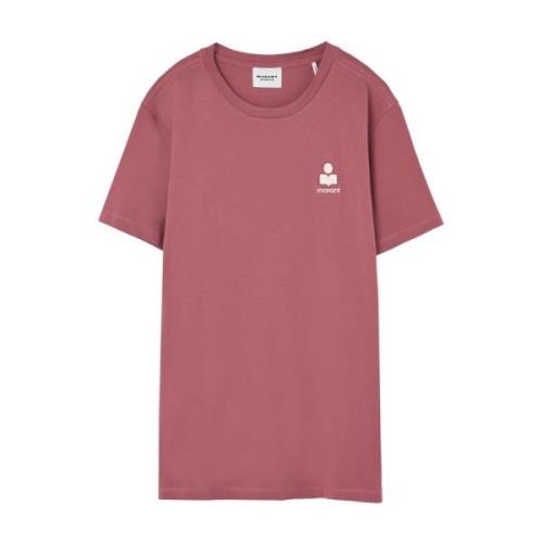 Roze Logo T-shirt Isabel Marant , Pink , Dames