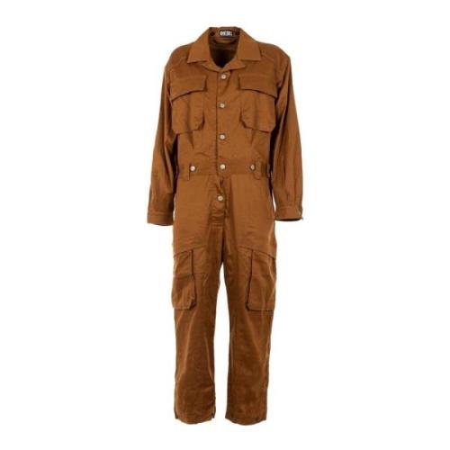 Roest/bruine jurk - Damesmode Diesel , Brown , Dames