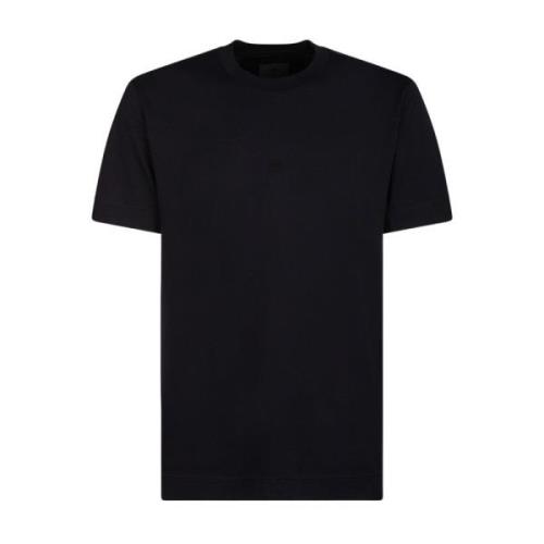 Zwart Katoen Crew Neck T-Shirt Givenchy , Black , Heren