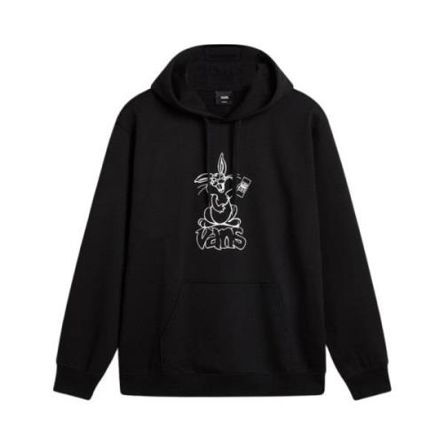 Crazy Eddie Loose Hoodies Vans , Black , Heren