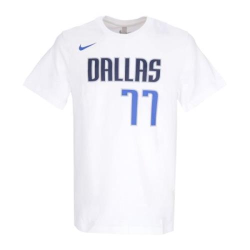 Luka Doncic NBA Tee Nike , White , Heren