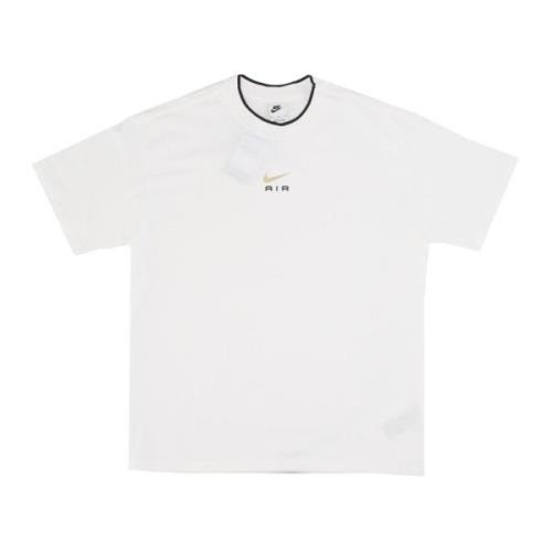 Sportswear Air Fit Tee Wit/Goud Nike , White , Heren