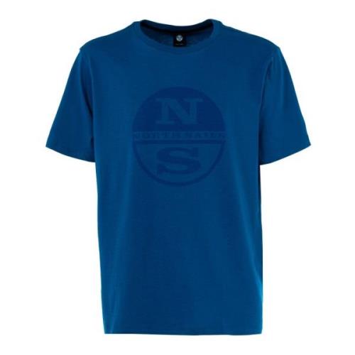 Stijlvolle T-Shirt Collectie voor Mannen North Sails , Blue , Heren