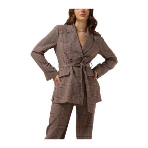 Kameel Blazer voor Vrouwen Y.a.s , Brown , Dames