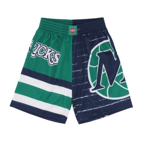 Dallas Mavericks Basketball Shorts Mitchell & Ness , Multicolor , Here...