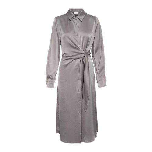 Steeple Gray Kalotte Dress Kaffe , Gray , Dames