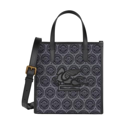 Blauwe Bloemen Shopper Etro , Blue , Dames