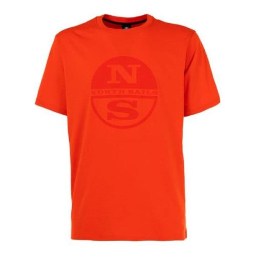 Heren Kreeft T-Shirt North Sails , Orange , Heren