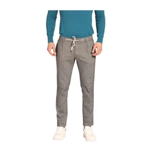 City String Chino Broek met Resca Patroon Mason's , Gray , Heren