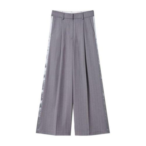 Grijze Broek voor Vrouwen Twinset , Gray , Dames